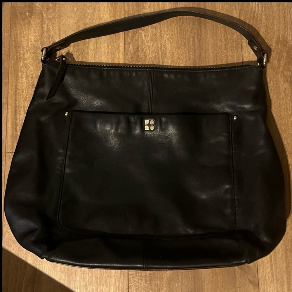 Kate Spade Joison Delancey Street Noel Shoulder Bag Black‎ Leather